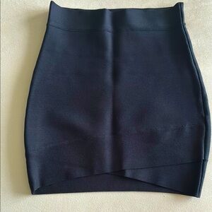 BCBGMaxAzria Bandage Asymmetrical Mini Skirt in XS